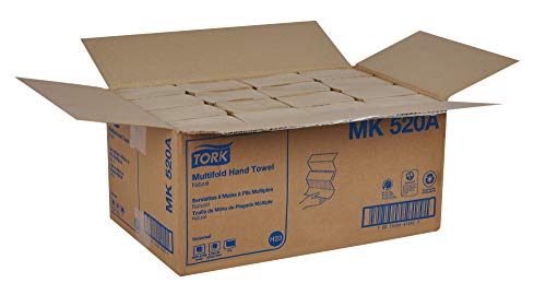 Multifold Hand Towel, Natural, 100% Recycled T56847