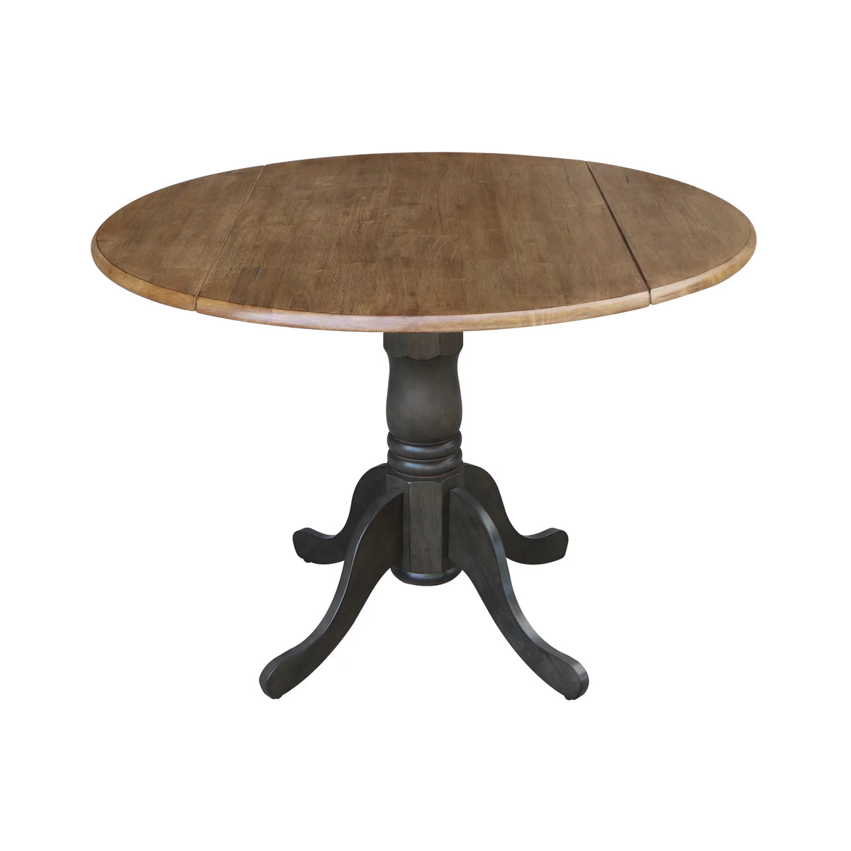 42" Wood Drop Leaf Table with 2 Side Chairs 3 Piece Set S392