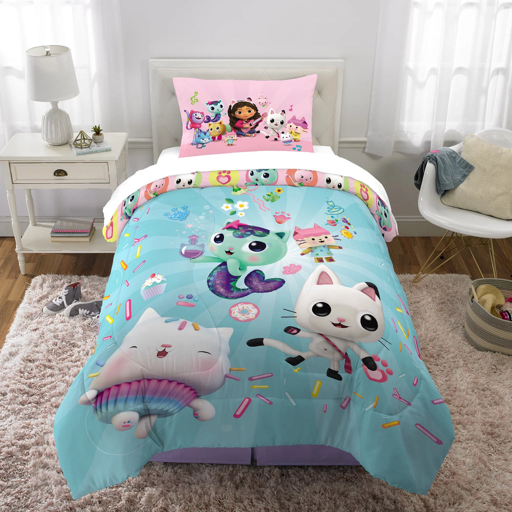 Kids Comforter Set, 2-Piece, Twin/Full, Reversible G69206