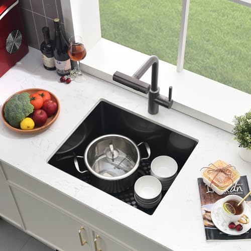 25 Inch Drop In Stainless Steel Laundry Sink with Faucet X1482