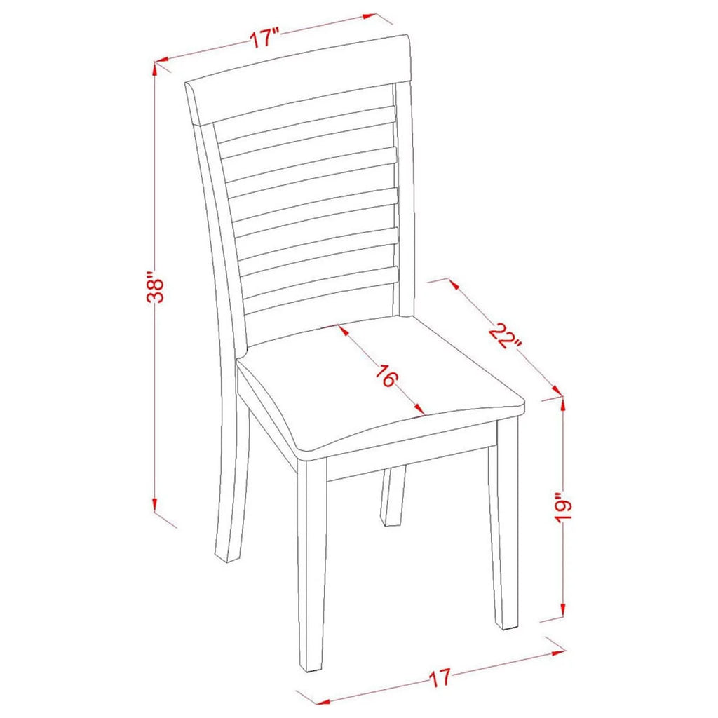 5 Piece Wood Dining Set C75984