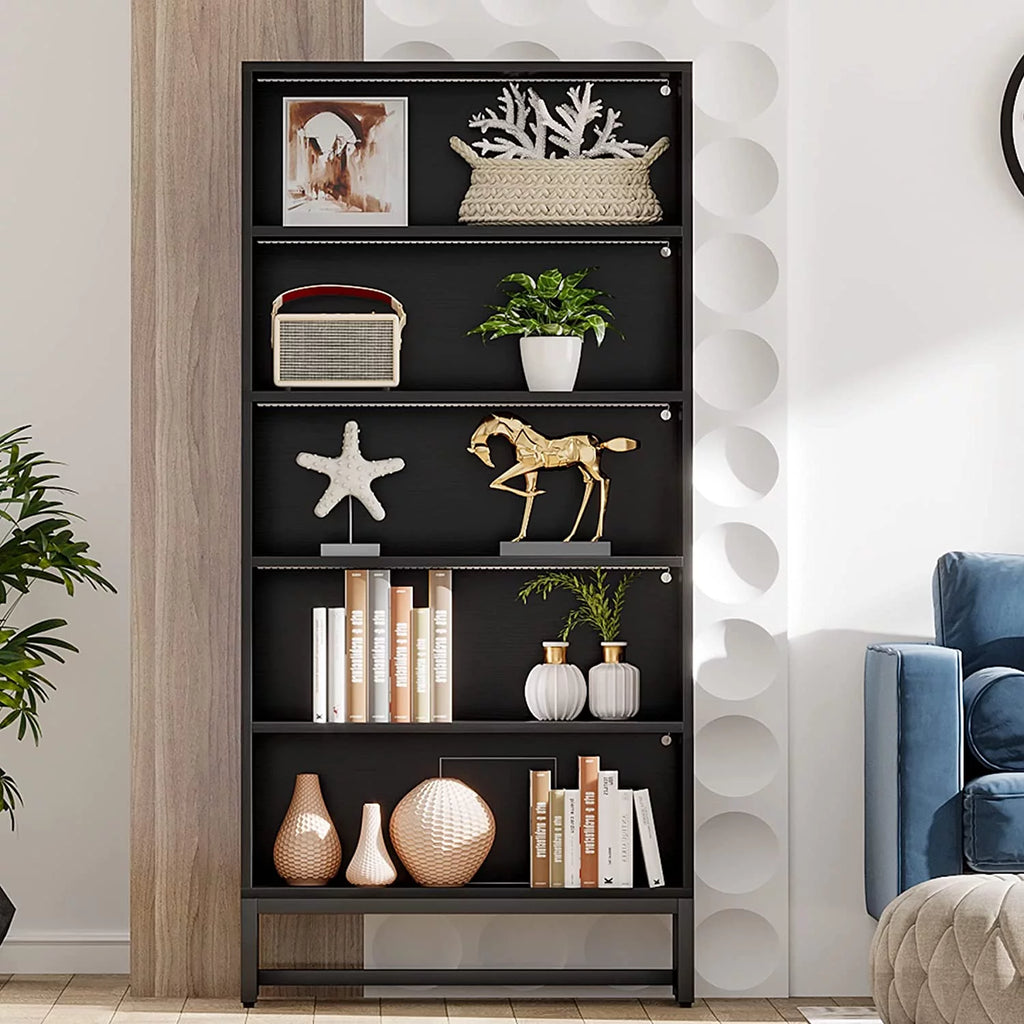 5 Shelf Bookcase with Led Lights U59109