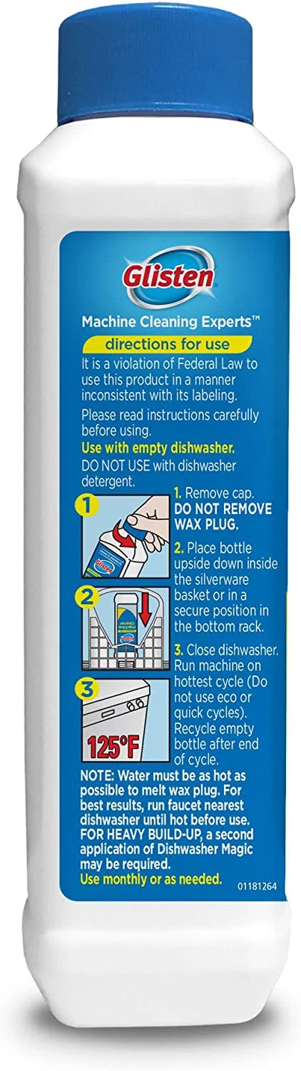 All-Natural Fresh Lemon Dishwasher Cleaner & Disinfectant Pack of 6 F801979