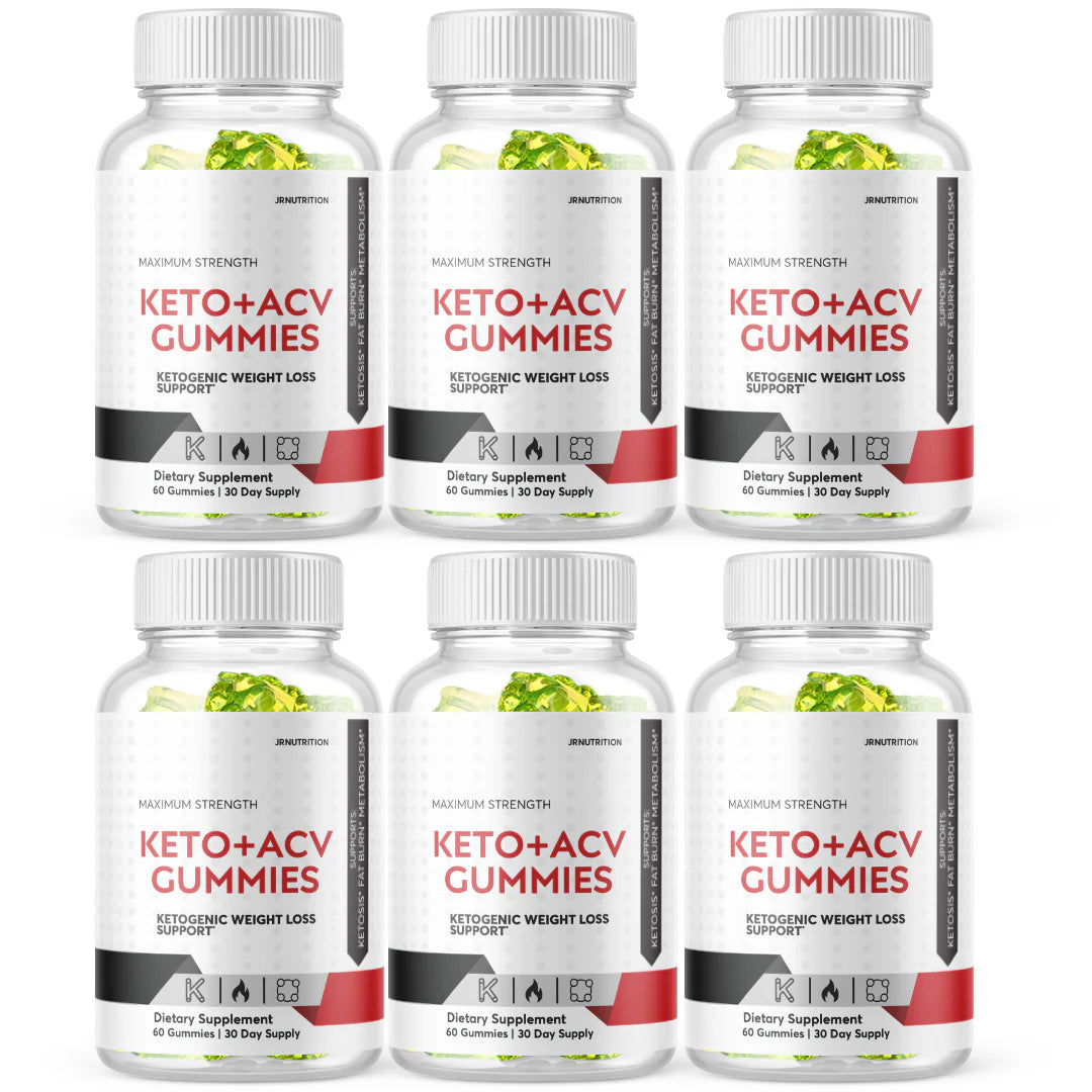Keto ACV Gummies 6 Bottles J652931