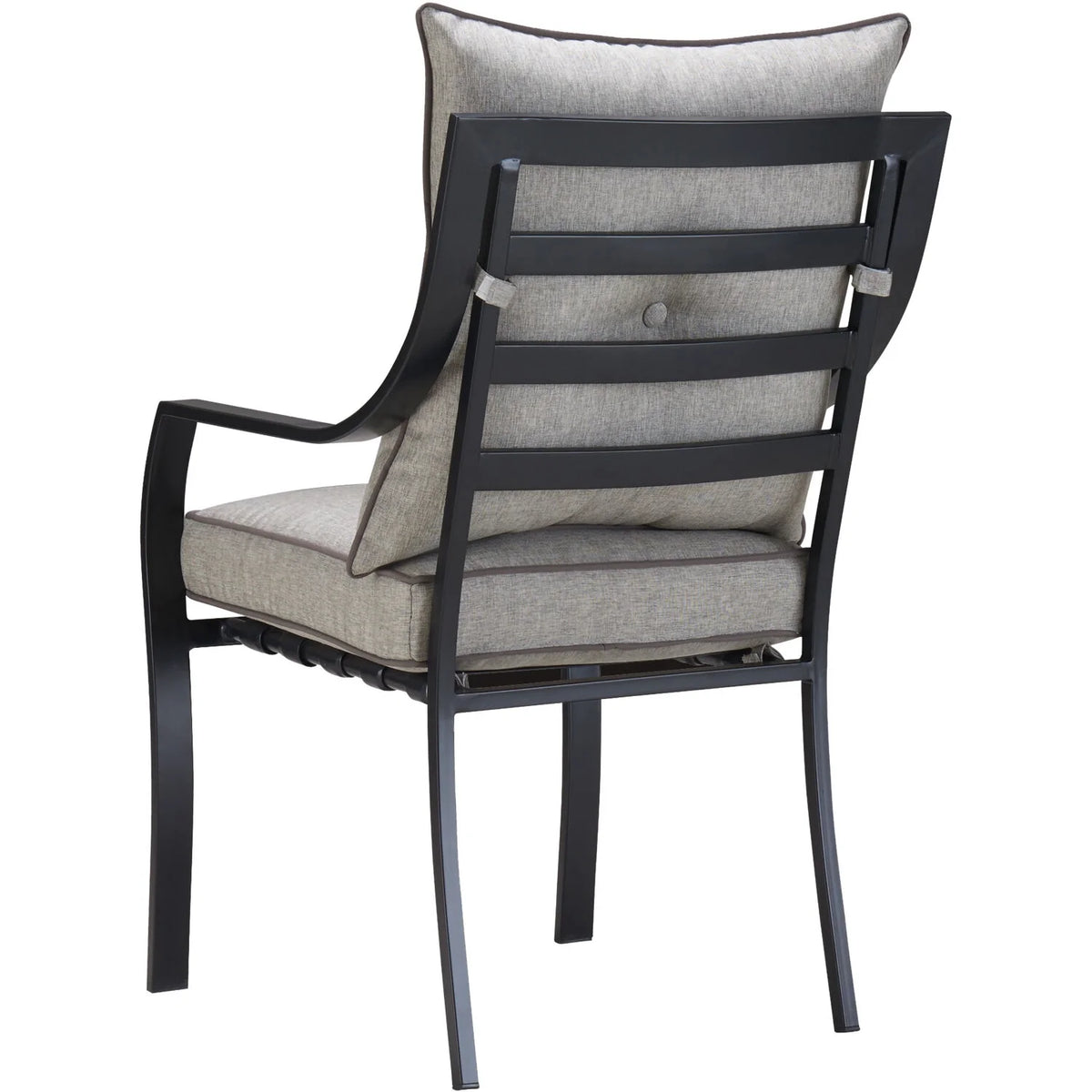 5-Piece Dining Set with 4 Chairs and Round Glass-Top Table C536059