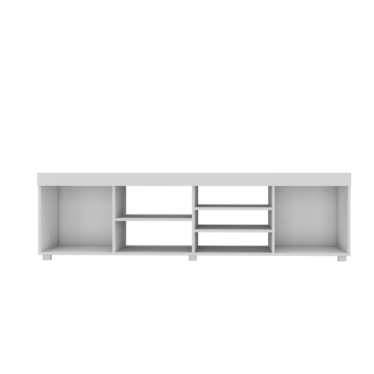 White TV Stand up to 65" Manufactured Wood R663733