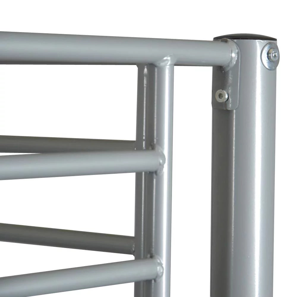 Metal Twin over Bunk Beds Frame with Ladder D96106
