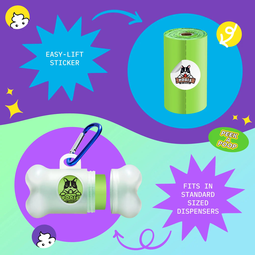 Compostable Extra-Large Waste Bags, 270 Bags E6439