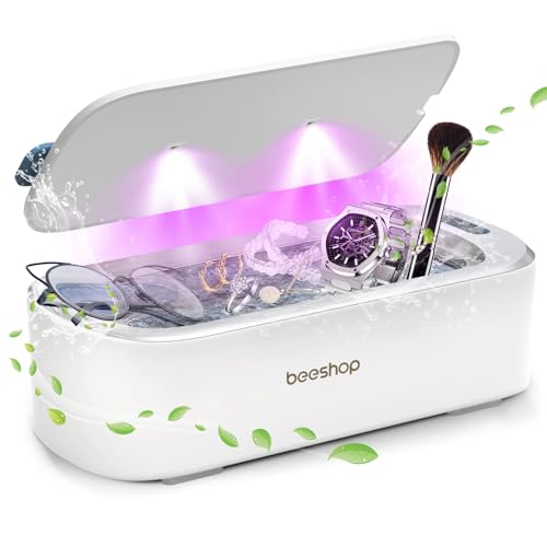 45kHz Ultrasonic Retainer Cleaner with 3 Modes 200ML White H327207