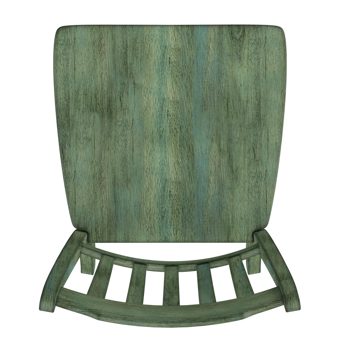 Antique Sage Green Wood Dining Chairs, Set of 2 G428867