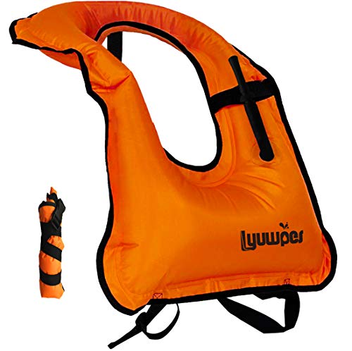 Inflatable Snorkel Vest Adult Snorkeling Jackets L94465