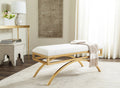 Light Beige Gold Solid Bench Q7449