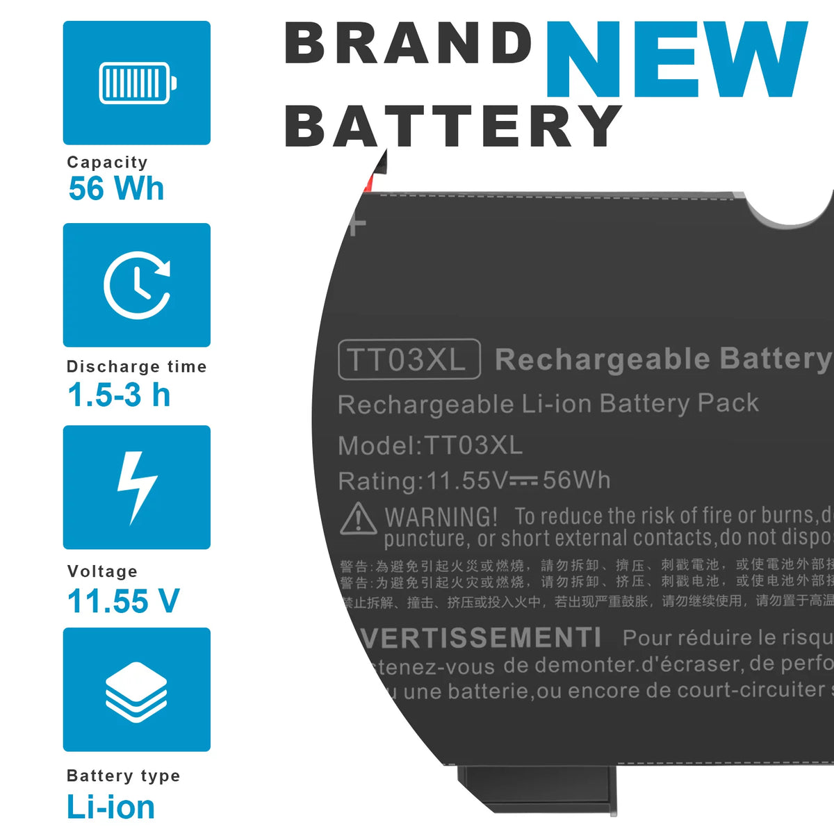 56Wh Battery T91080