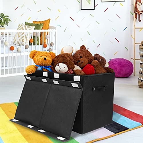 Large Flip-Top Lid Collapsible Toy Box Storage F16644