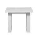 Modern Solid End Table 24x24 White J393138