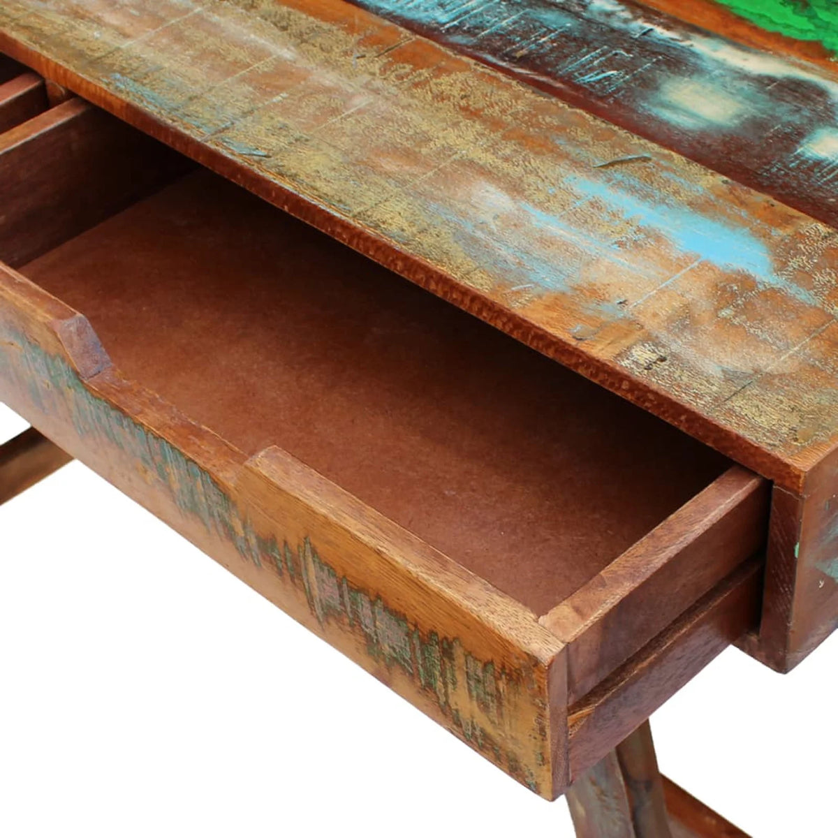 Solid Reclaimed Wood Desk O75336