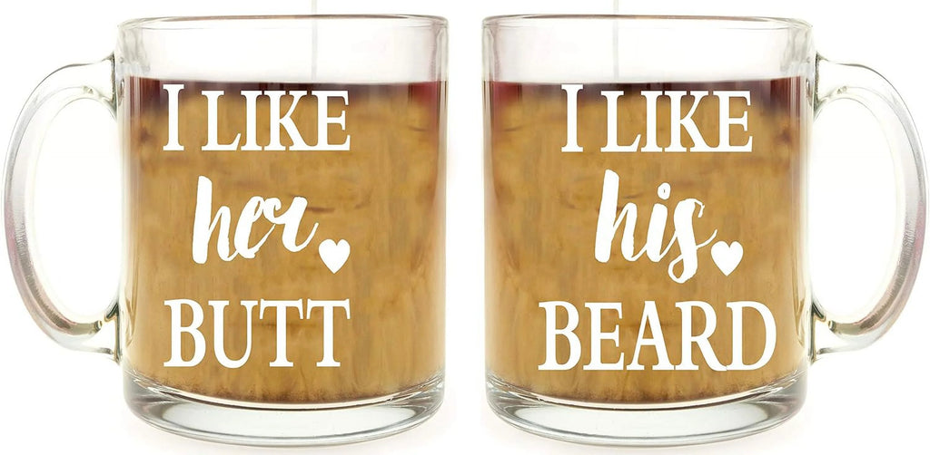 13 oz Glass Coffee Mug Set C36970