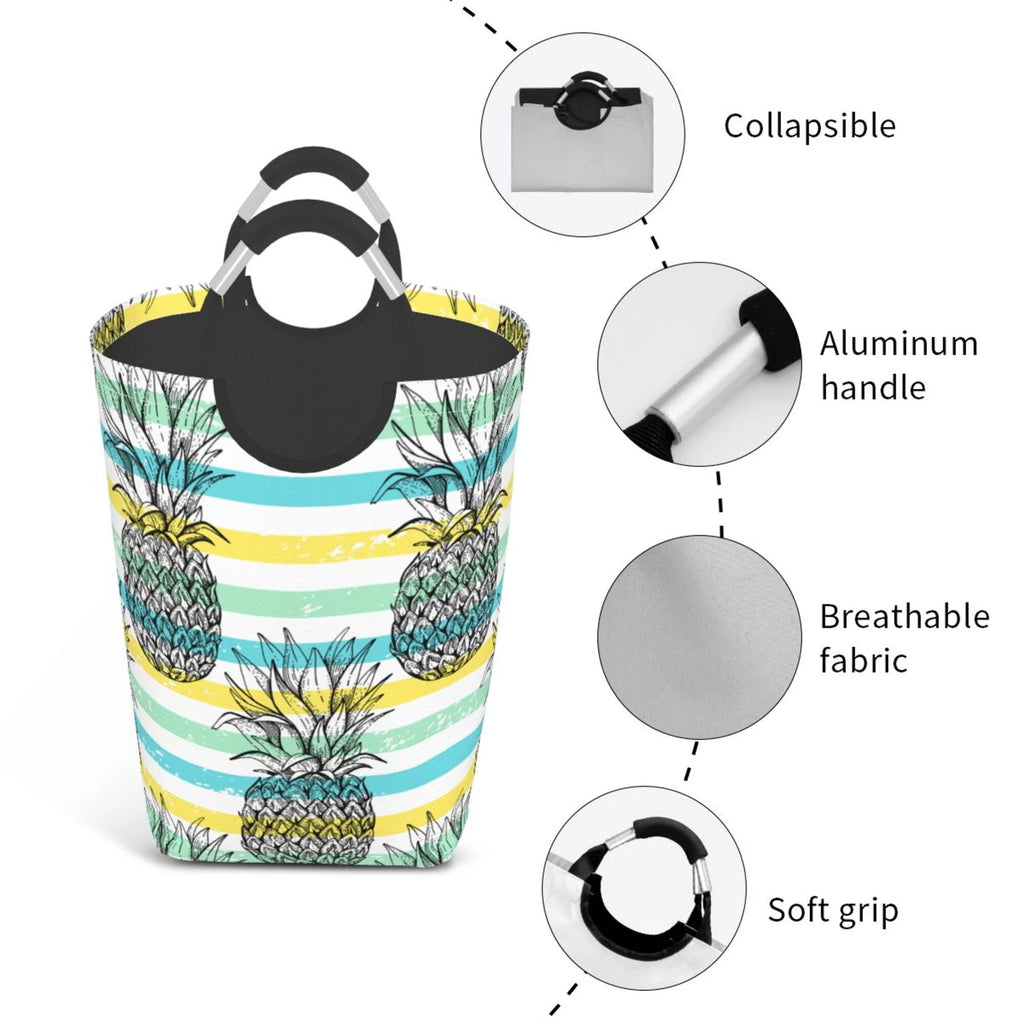 50L Rectangular Waterproof Foldable Laundry Basket A80545