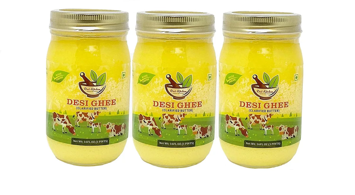Ghee Clarified Butter 16oz 3 Pack V652