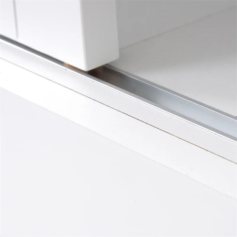 Countryside Barn Door Buffet with Two Sliding Barn Doors & Three Drawers E59091