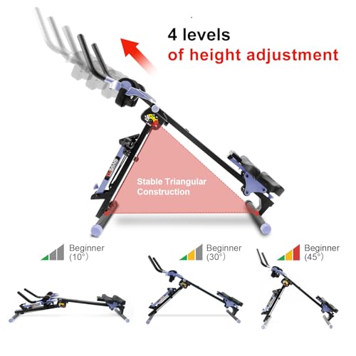 Foldable Rowing Machine with LED Monitor V69247
