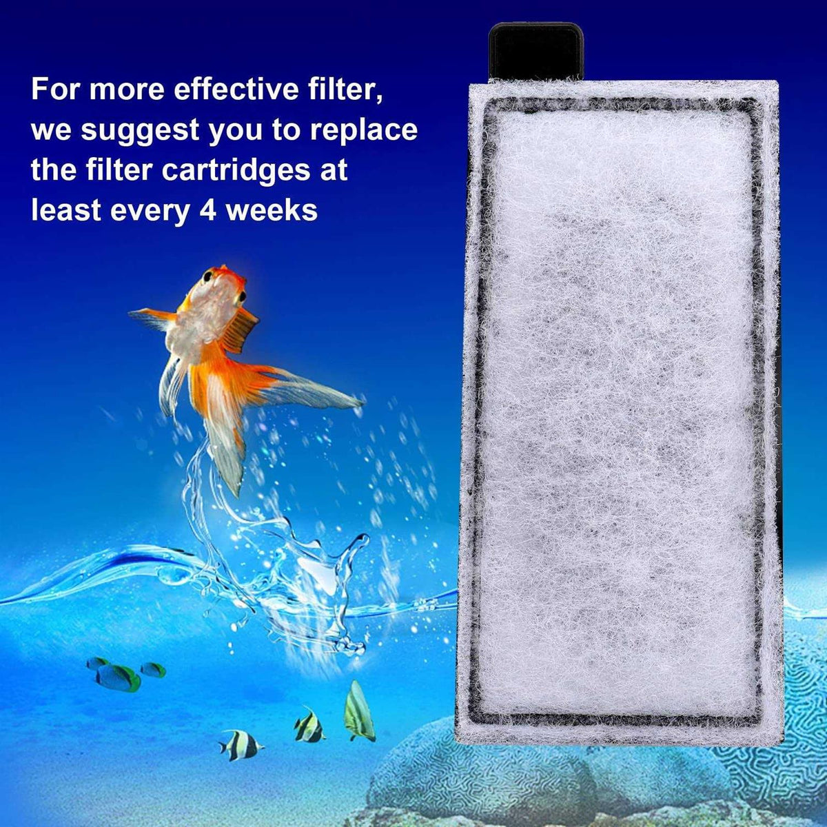 8 Pack Aquarium Filter Cartridge V9540