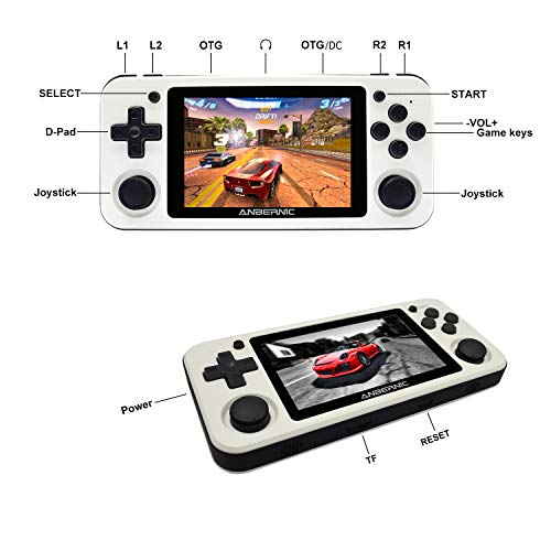 Retro Handheld Game Console 3.5 inch IPS Screen 3500mAh Battery D7497
