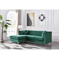Green Sofa Chaise F455