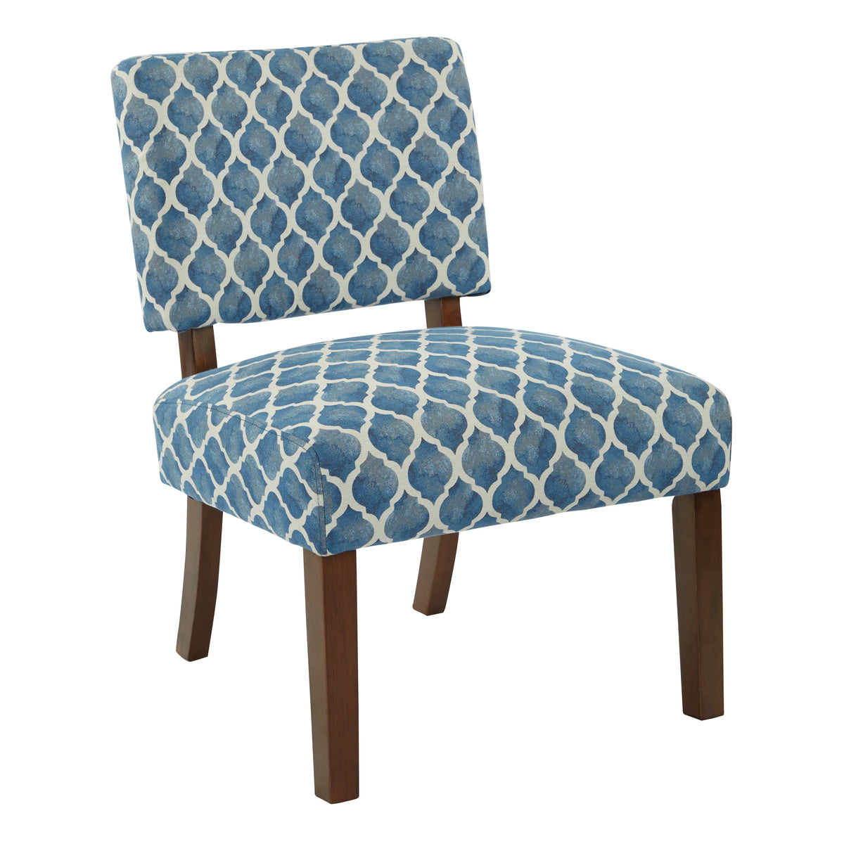 Harbor Blue Fabric Table and Two Chairs C4876
