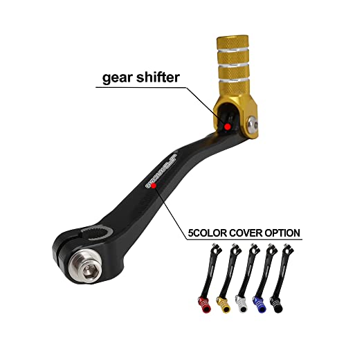 Folding Gear Shifter Shift Lever Pedal CNC Universal Red C142690