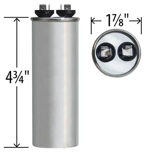 40 uF MFD 440 VAC Round Replacement Capacitor V938324