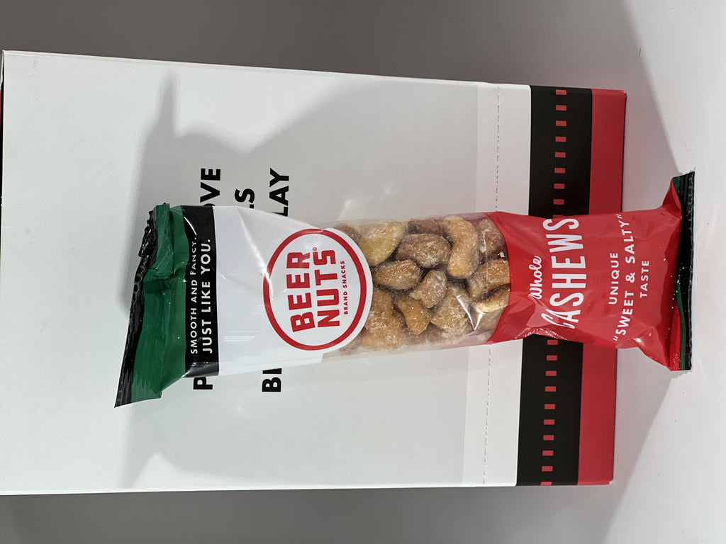 Sweet and Salty Whole Cashews 12 Bags F976