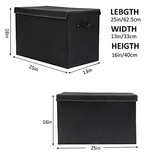 Large Flip-Top Lid Collapsible Toy Box Storage F16644