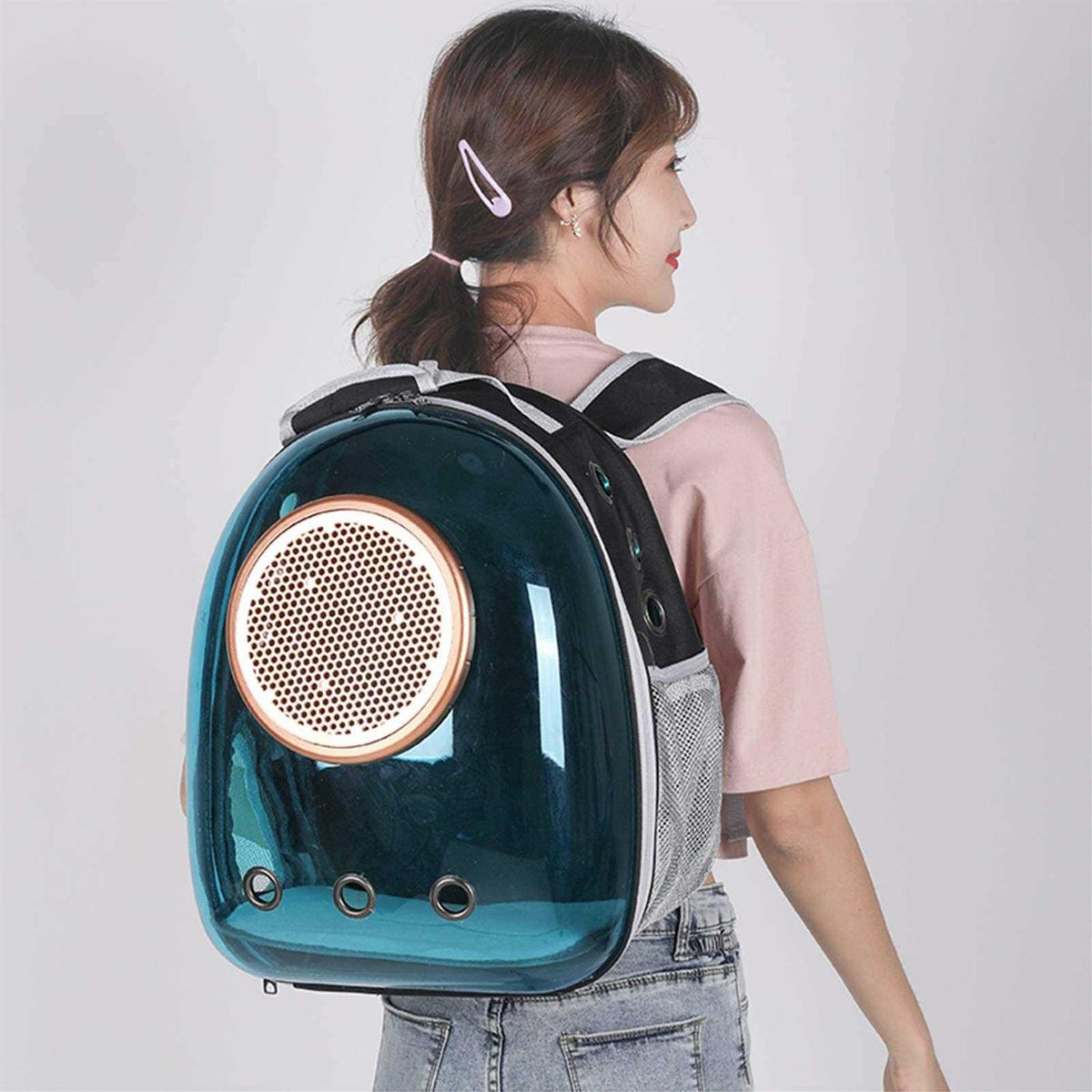 Pet Space Capsule Backpack Cat Dog Carrier Y937