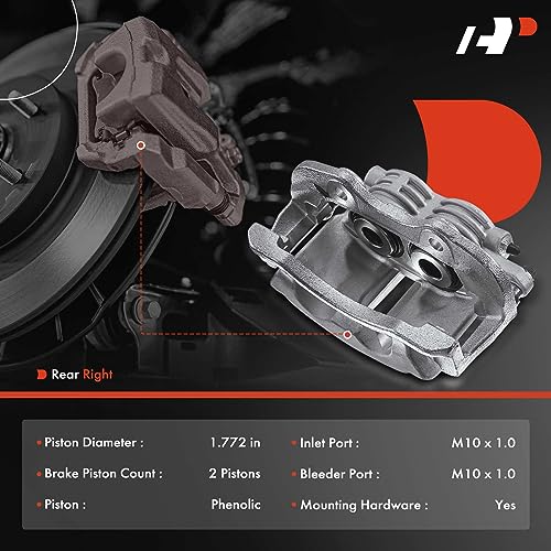 Brake Caliper Assembly Replacement Rear Side 2-PC V1082