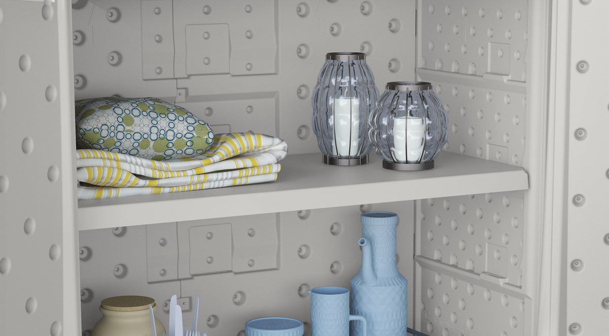 97 Gallon White Storage Station X15428
