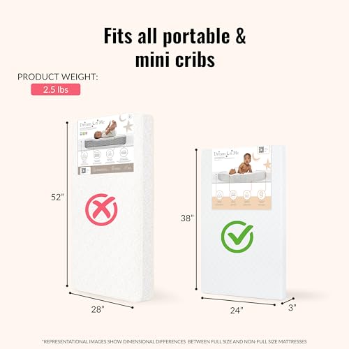 3” Fiber Baby Crib Mattress V17248