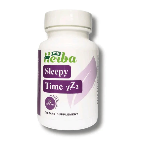 Natural Sleep Support Supplement with Melatonin, Magnesium & L-Theanine 30 Capsules E44258
