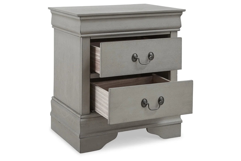Gray Nightstand Y637