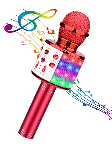 4 in 1 Wireless Microphone with LED Lights H346012