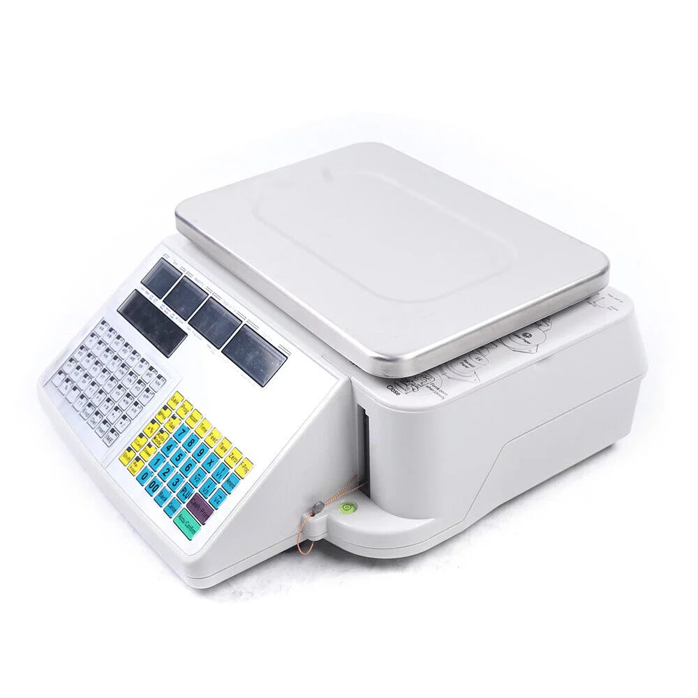 Digital Deli Meat Food Price Scale 66LB with Printer T77360