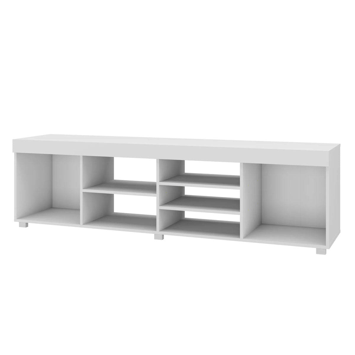 White TV Stand up to 65" Manufactured Wood R663733
