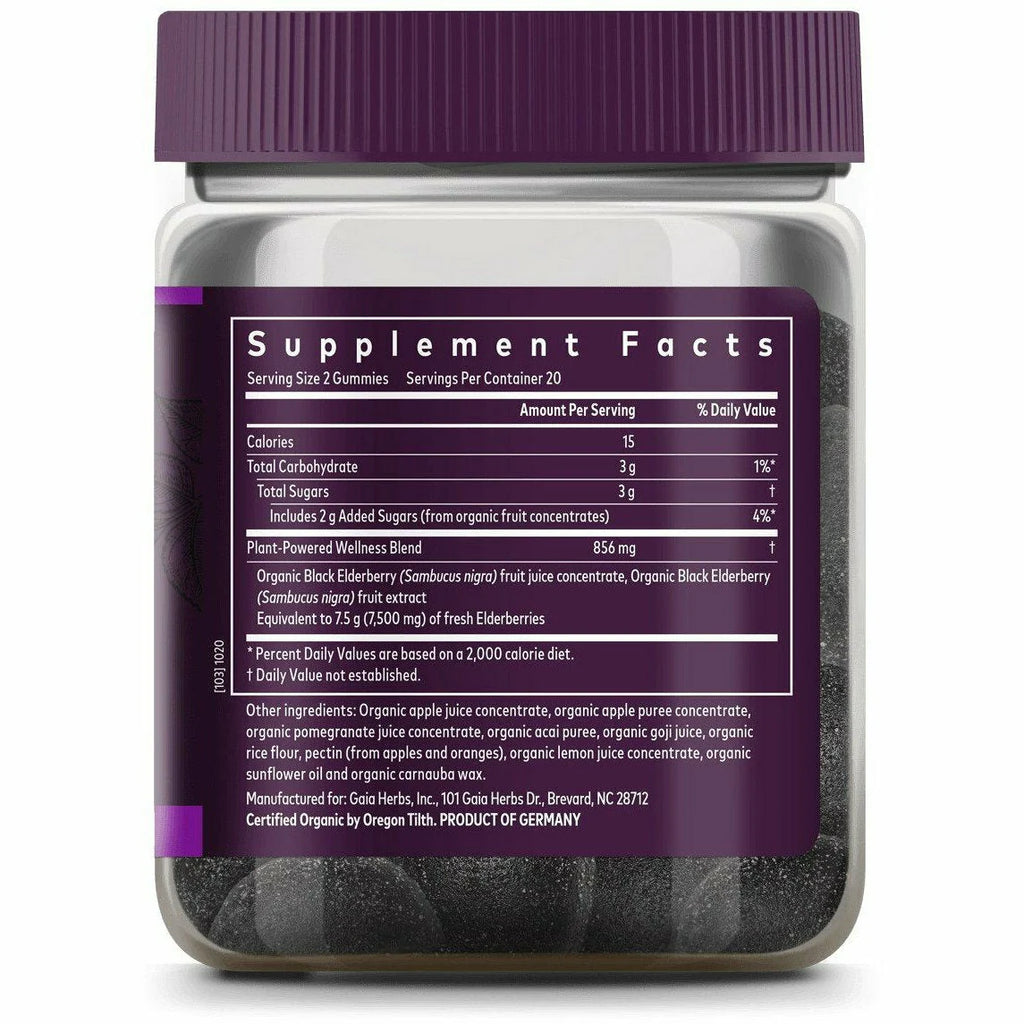 Black Elderberry Adult Daily Gummies D948