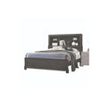Eastern King Storage Bed Gray Oak I341