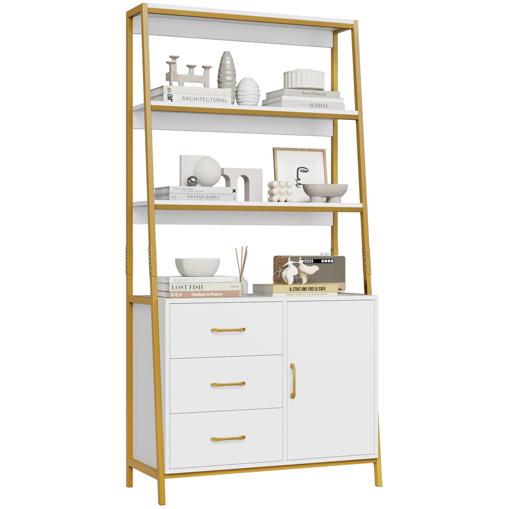 3 Tier Display Storage Shelves with 3 Drawers V9306