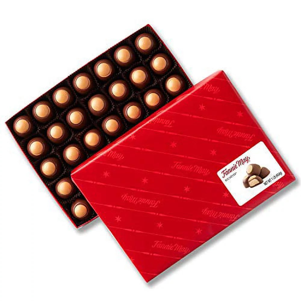 Peanut Butter Milk Chocolate Candy Gift Box 1 lb Y743315