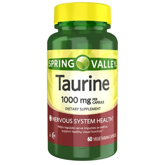 Taurine 1,000 mg 60 Vegetarian Capsules E44637