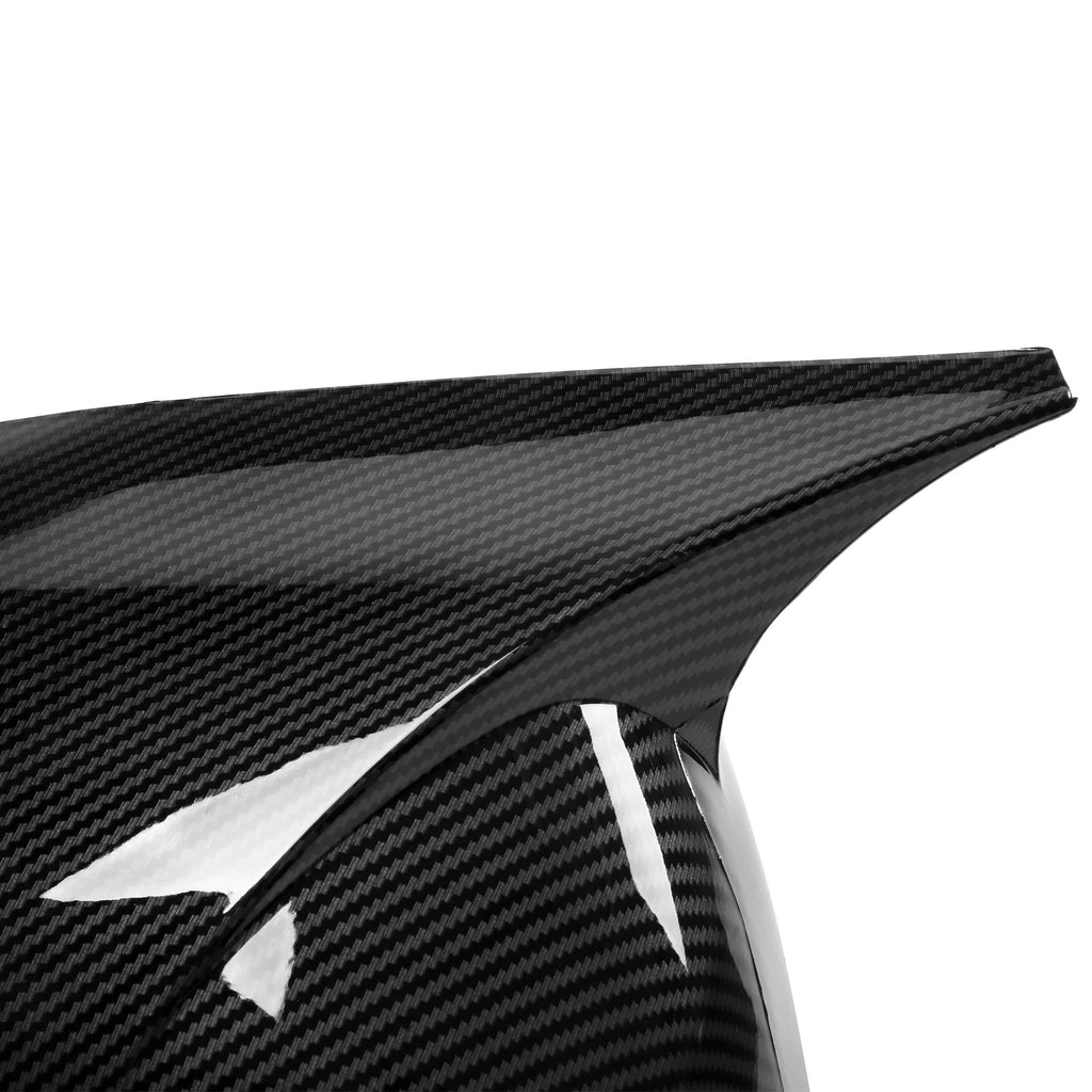 Carbon Fiber Print ABS Rear View Side Mirror Cover 2PCS B957036