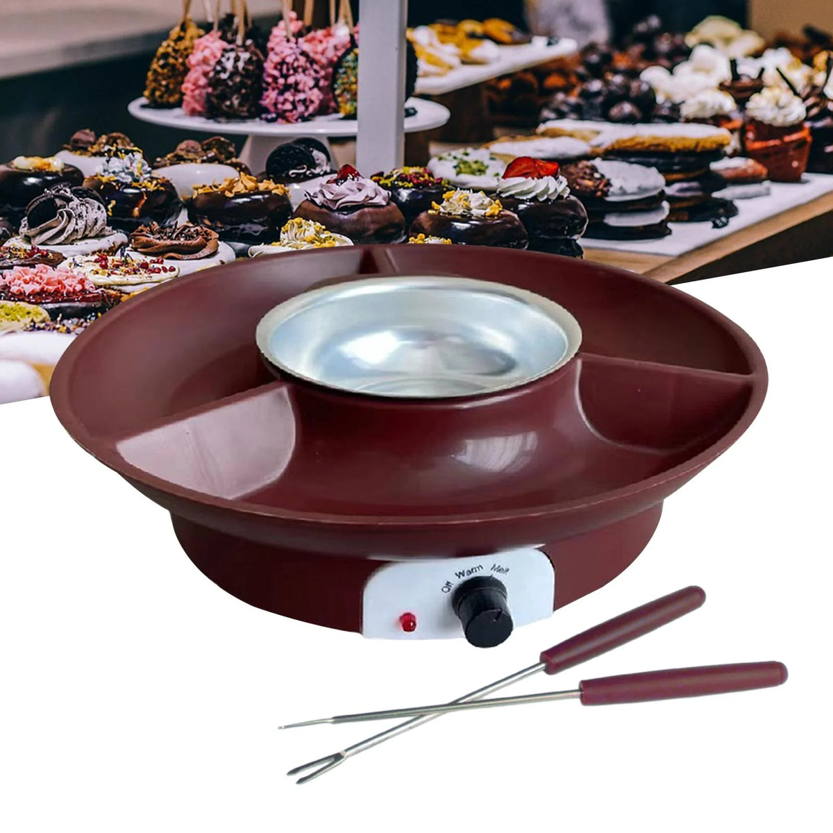 Electric Fondue Pot Set Z6074