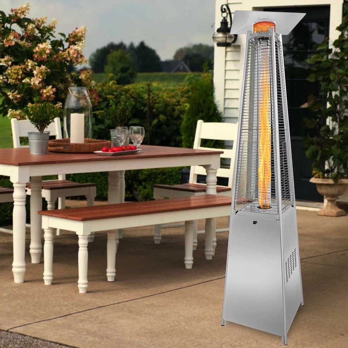 Propane Heater Stainless Steel 48,000 BTUs V37211